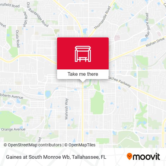 Mapa de Gaines at South Monroe Wb