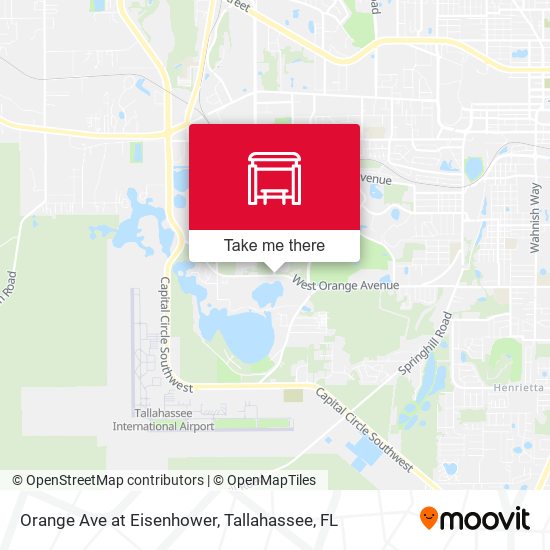Orange Ave at Eisenhower map