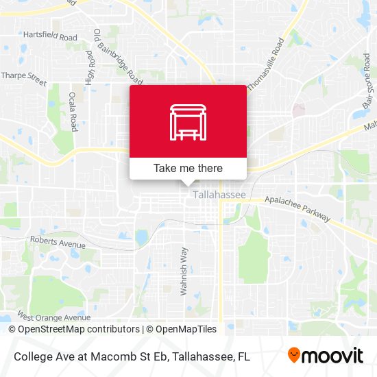 Mapa de College Ave at Macomb St Eb
