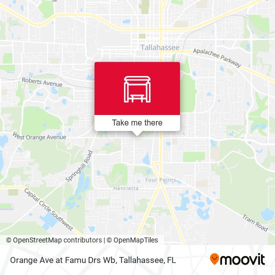 Orange Ave at Famu Drs Wb map