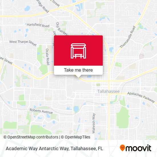 Academic Way Antarctic Way map