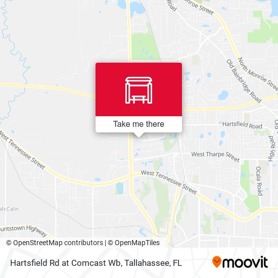 Hartsfield Rd at Comcast Wb map