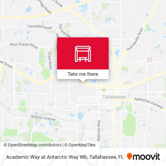 Mapa de Academic Way at Antarctic Way Wb