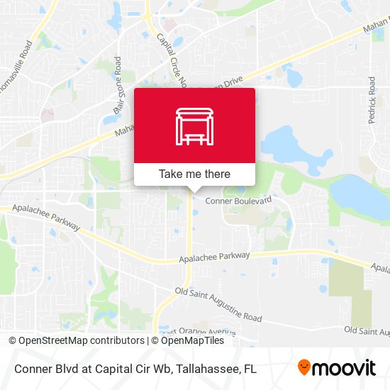 Conner Blvd at Capital Cir Wb map