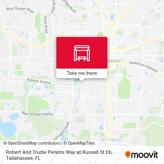 Robert And Trudie Perkins Way at Russell St Eb map