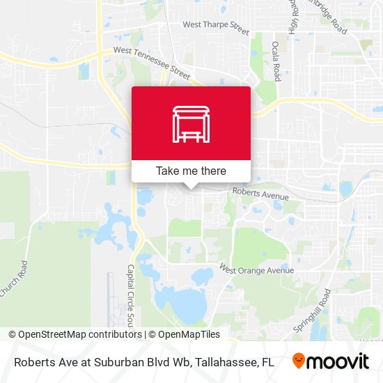 Mapa de Roberts Ave at Suburban Blvd Wb