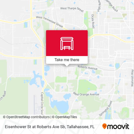 Eisenhower St at Roberts Ave Sb map