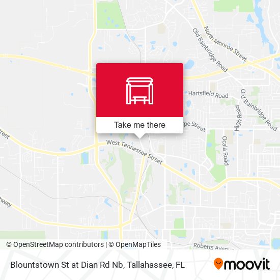 Mapa de Blountstown St at Dian Rd Nb