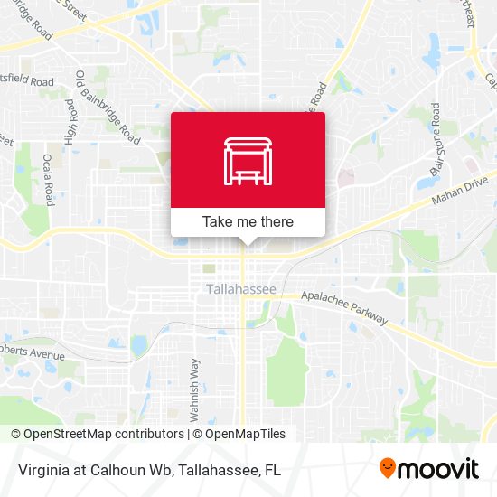 Virginia at Calhoun Wb map