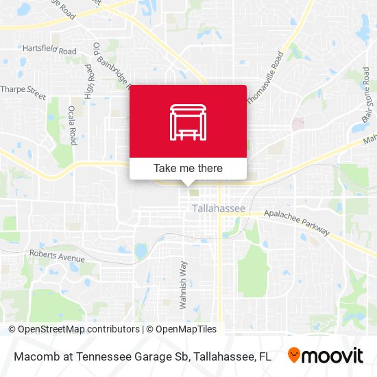Macomb at Tennessee Garage Sb map