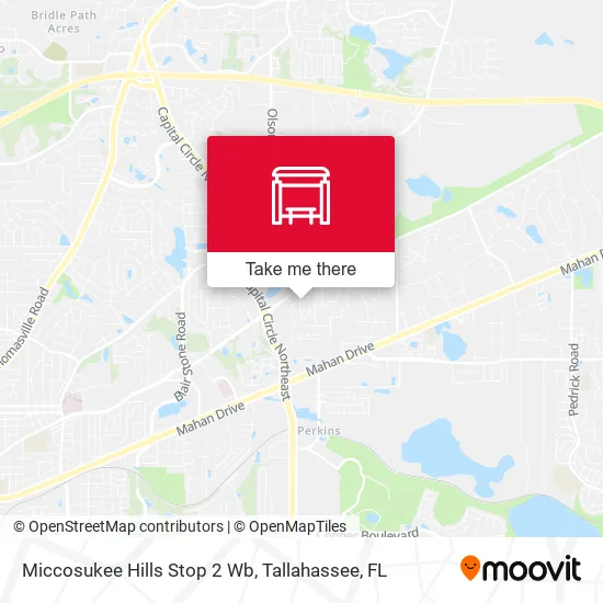 Mapa de Miccosukee Hills Stop 2 Wb