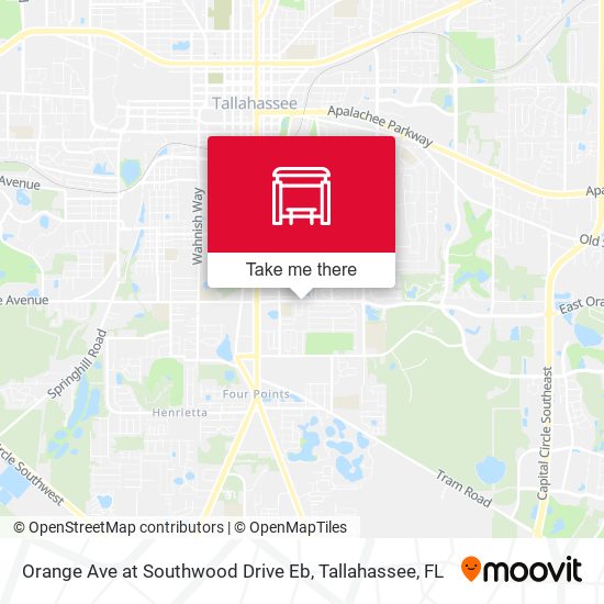 Mapa de Orange Ave at Southwood Drive Eb