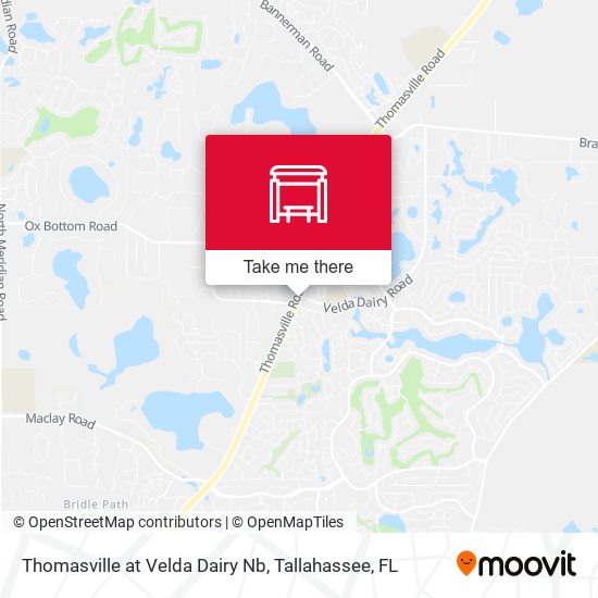 Mapa de Thomasville at Velda Dairy Nb