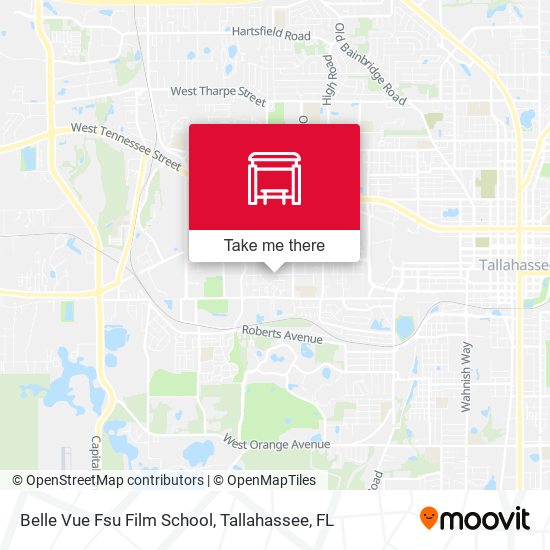 Mapa de Belle Vue Fsu Film School