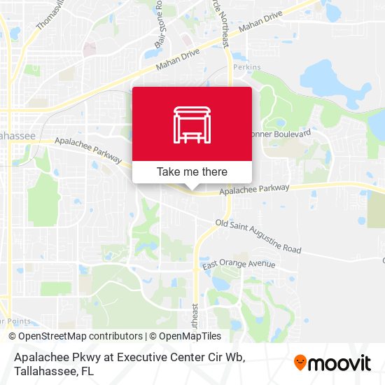 Apalachee Pkwy at Executive Center Cir Wb map