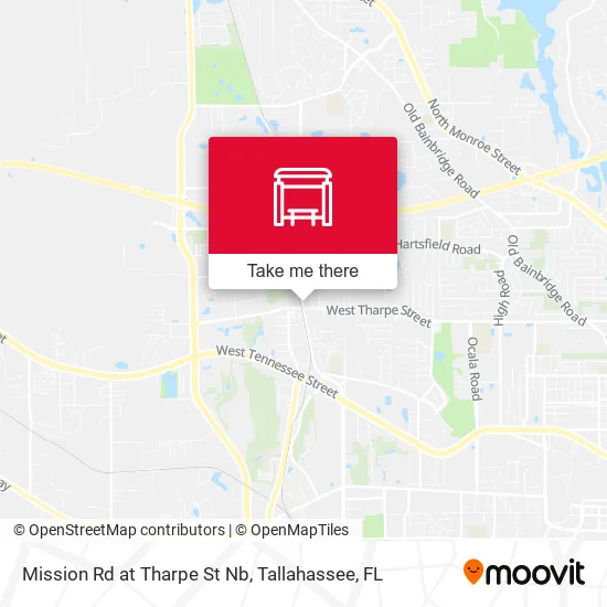 Mapa de Mission Rd at Tharpe St Nb