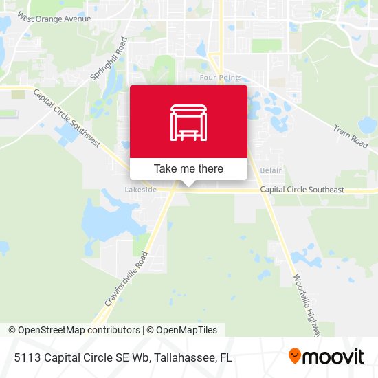 5113 Capital Circle SE Wb map