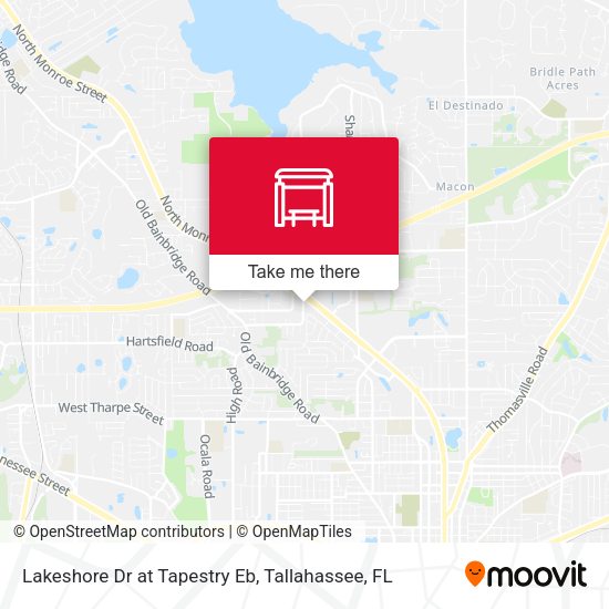 Lakeshore Dr at Tapestry Eb map