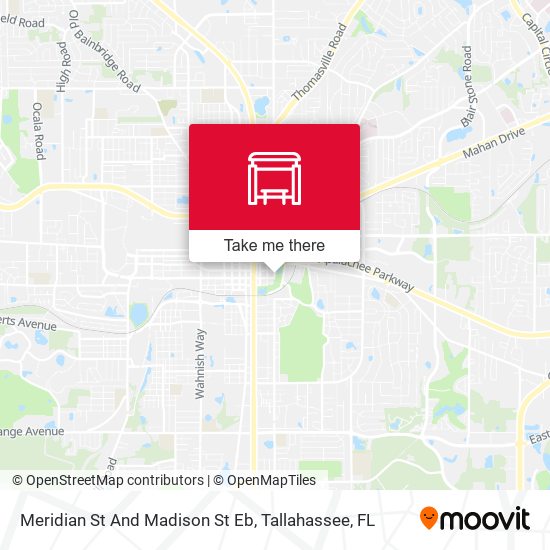 Mapa de Meridian St And Madison St Eb