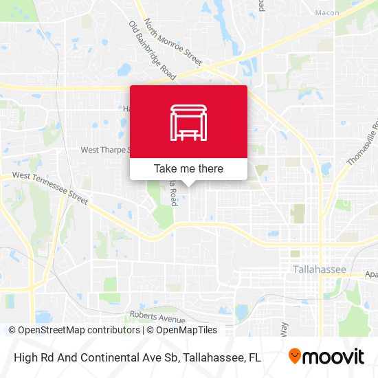 Mapa de High Rd And Continental Ave Sb