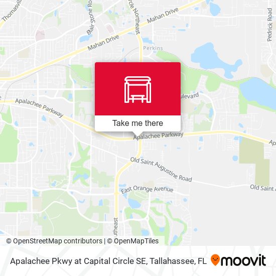 Apalachee Pkwy at Capital Circle SE map