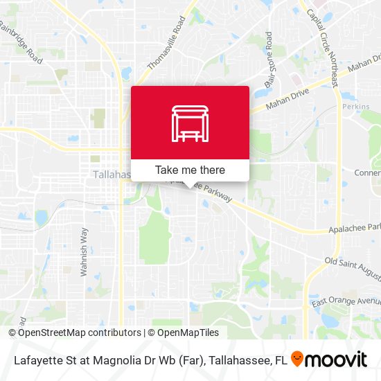 Lafayette St at Magnolia Dr Wb (Far) map