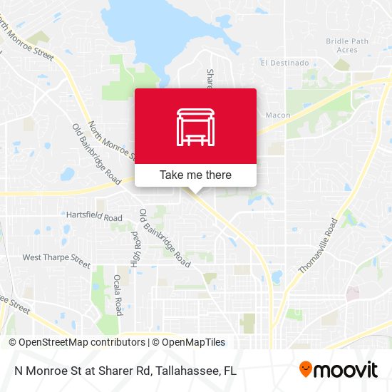 N Monroe St at Sharer Rd map