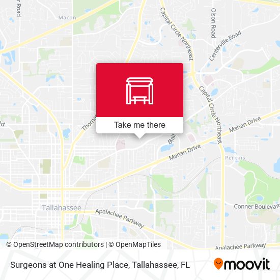 Surgeons at One Healing Place map