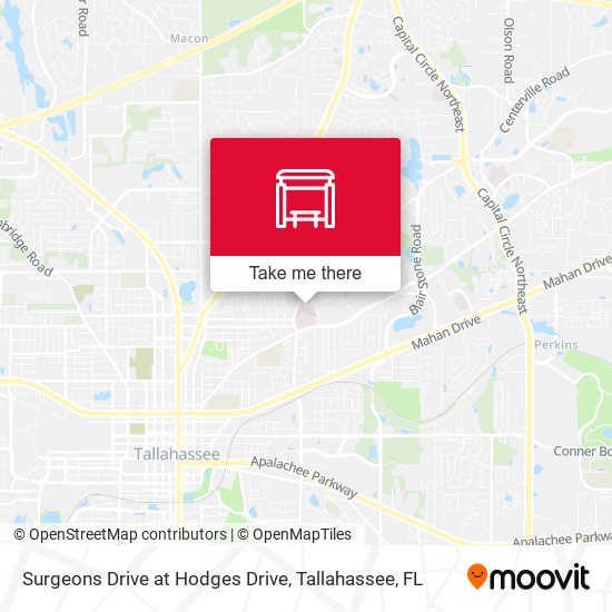 Surgeons Drive at Hodges Drive map