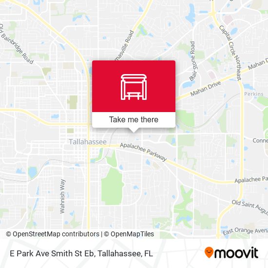 E Park Ave Smith St Eb map