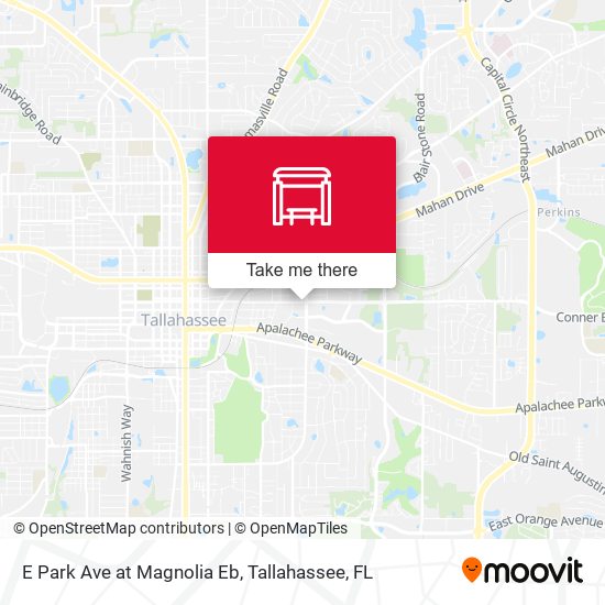 Mapa de E Park Ave at Magnolia Eb