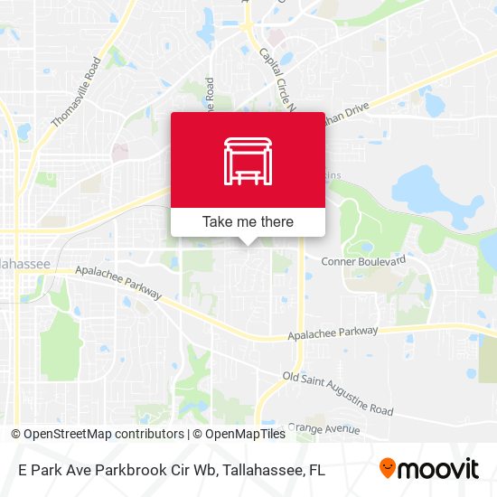Mapa de E Park Ave Parkbrook Cir Wb