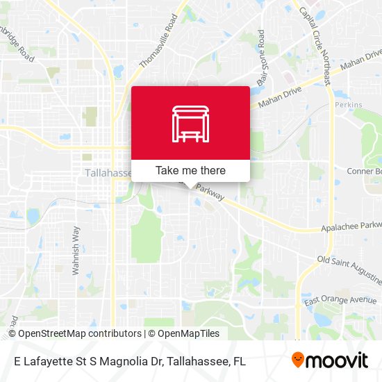 E Lafayette St S Magnolia Dr map