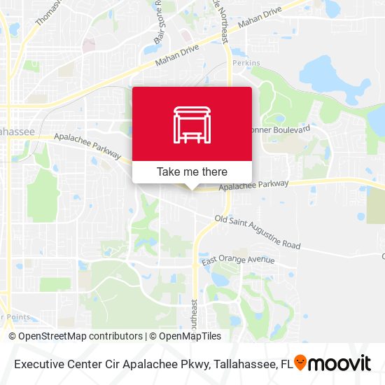 Executive Center Cir Apalachee Pkwy map