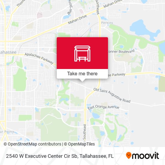 2540 W Executive Center Cir Sb map