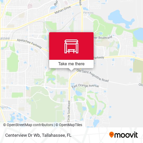 Centerview Dr Wb map