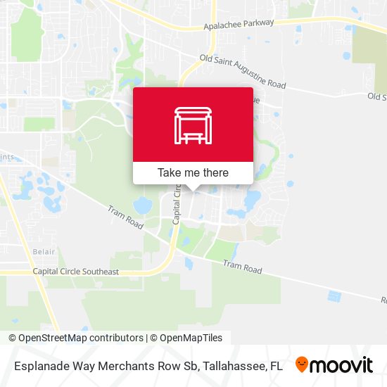 Esplanade Way Merchants Row Sb map