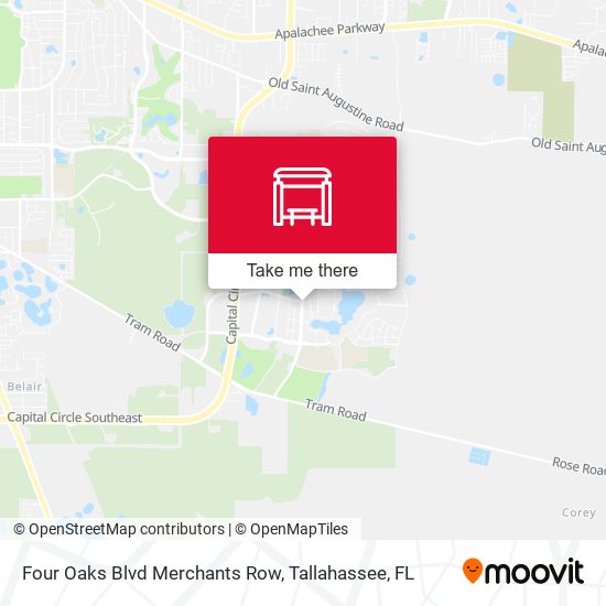 Mapa de Four Oaks Blvd Merchants Row