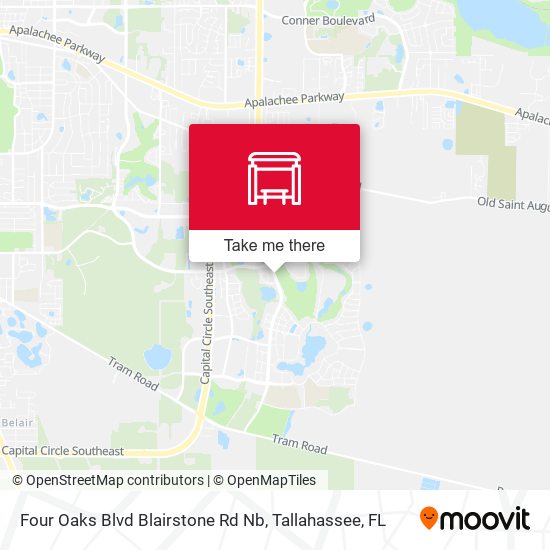 Four Oaks Blvd Blairstone Rd Nb map