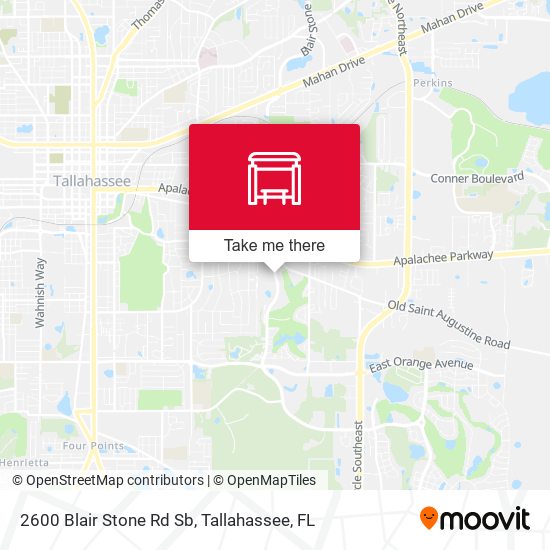 Mapa de 2600 Blair Stone Rd Sb