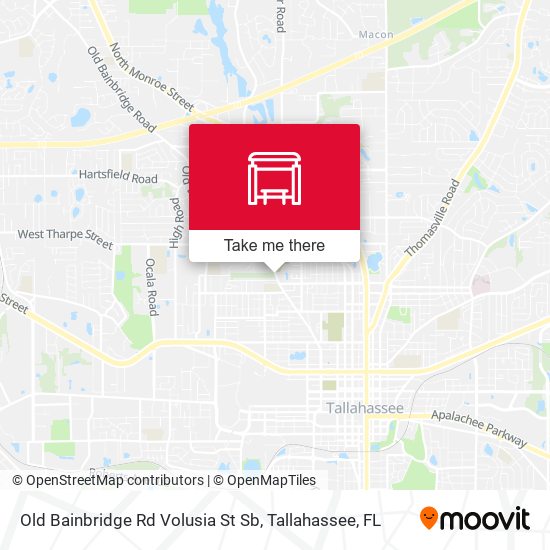 Mapa de Old Bainbridge Rd Volusia St Sb