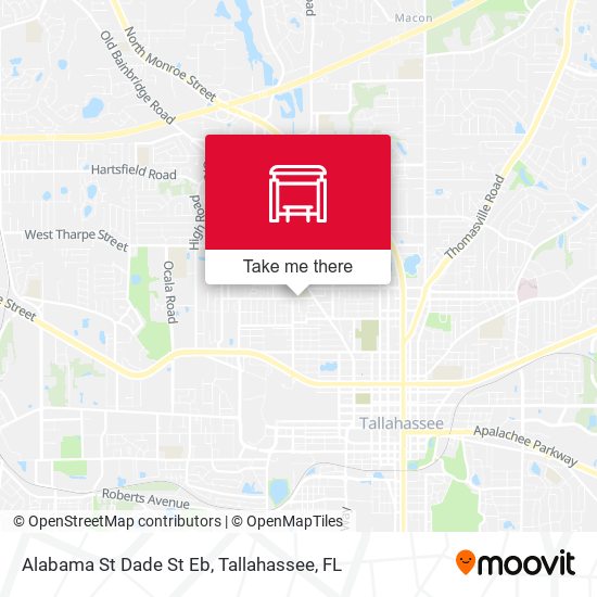 Alabama St Dade St Eb map