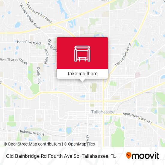 Mapa de Old Bainbridge Rd Fourth Ave Sb