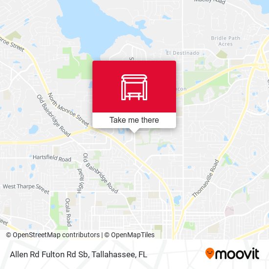 Mapa de Allen Rd Fulton Rd Sb