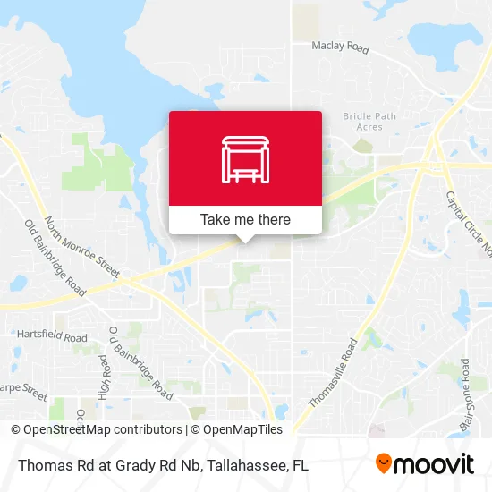 Mapa de Thomas Rd at Grady Rd  Nb