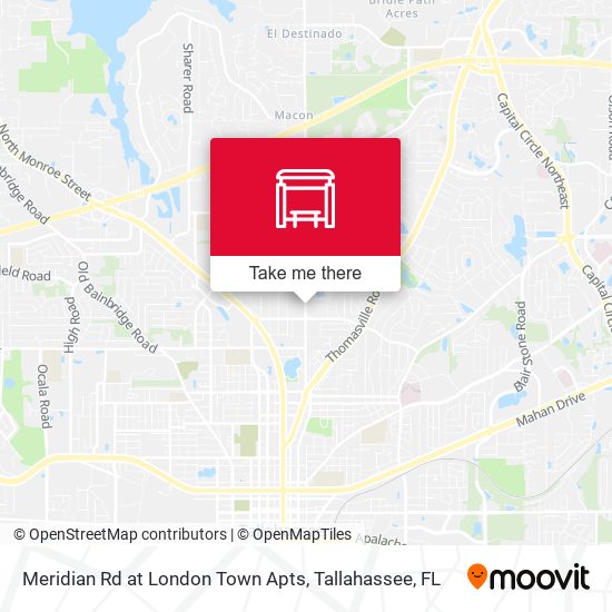 Mapa de Meridian Rd at London Town Apts