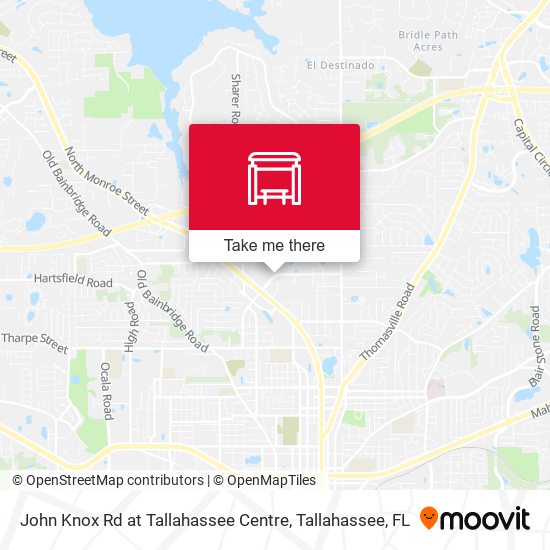 Mapa de John Knox Rd at Tallahassee Centre