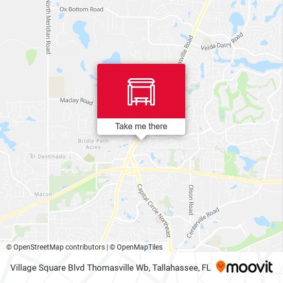 Mapa de Village Square Blvd Thomasville Wb