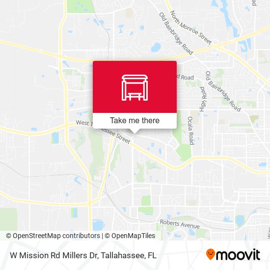 W Mission Rd Millers Dr map