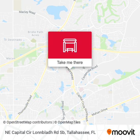 NE Capital Cir Lonnbladh Rd Sb map